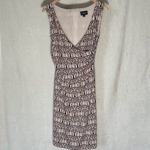 Adrianna Papell Sleeveless Faux Wrap Dress